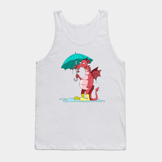 Wacky Welsh Weather Tank Top by Skarmaiden